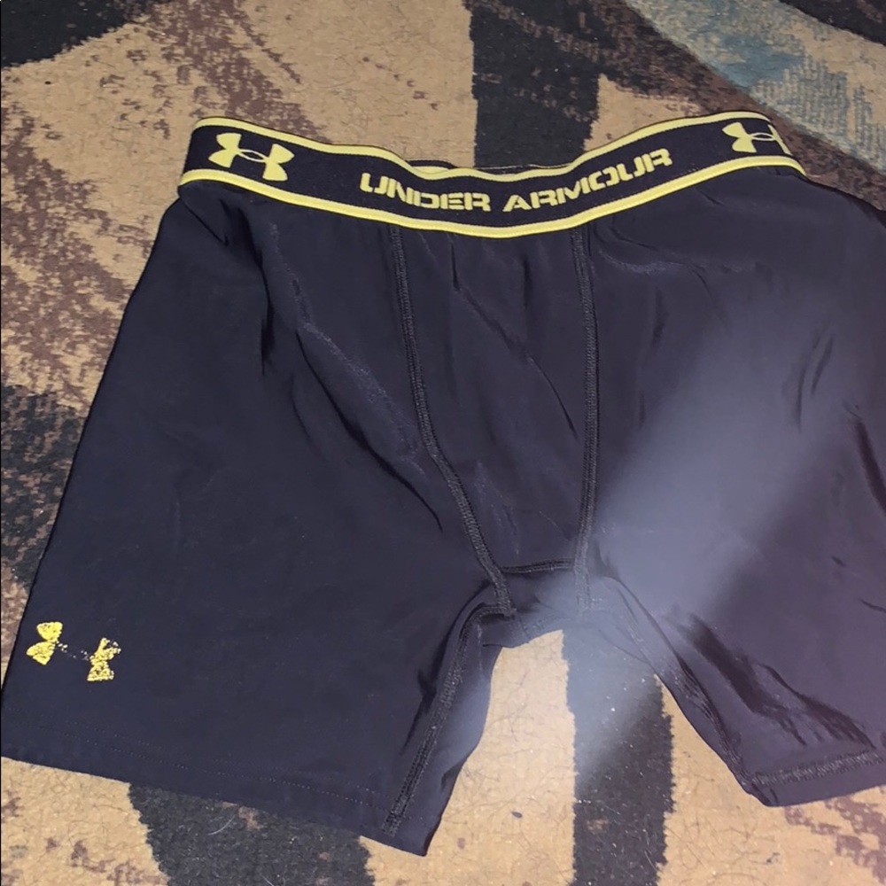 mens under armour black compression underwear
